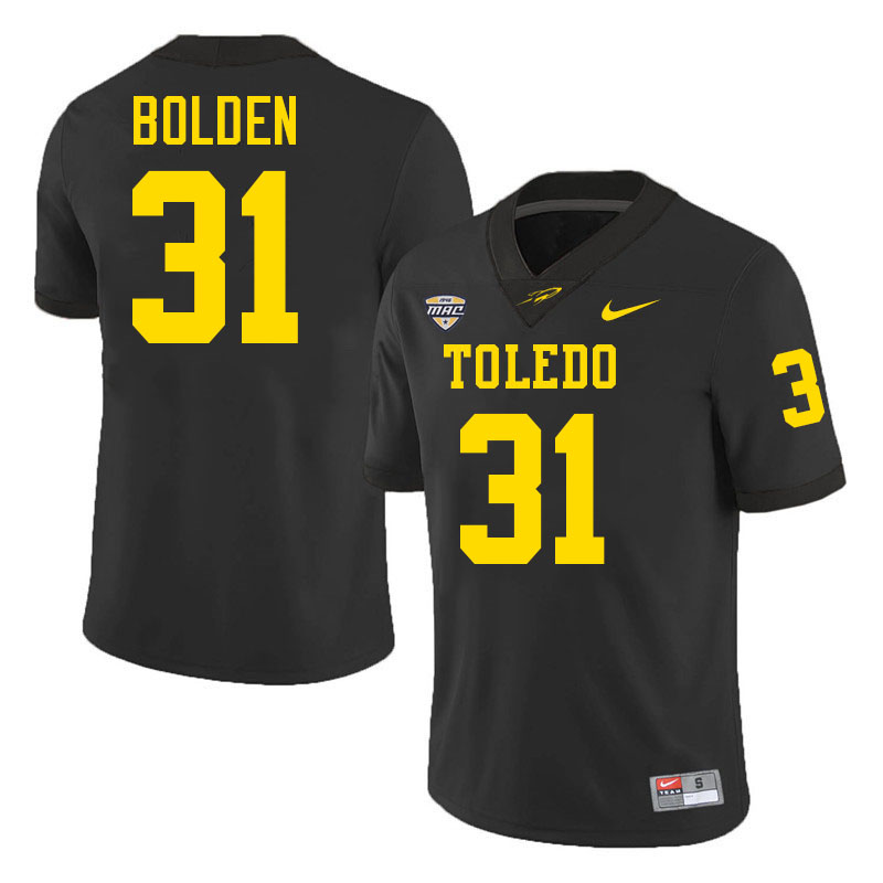 Daniel Bolden Toledo Jersey,Toledo Rockets #31 Daniel Bolden Jersey Youth College-Black